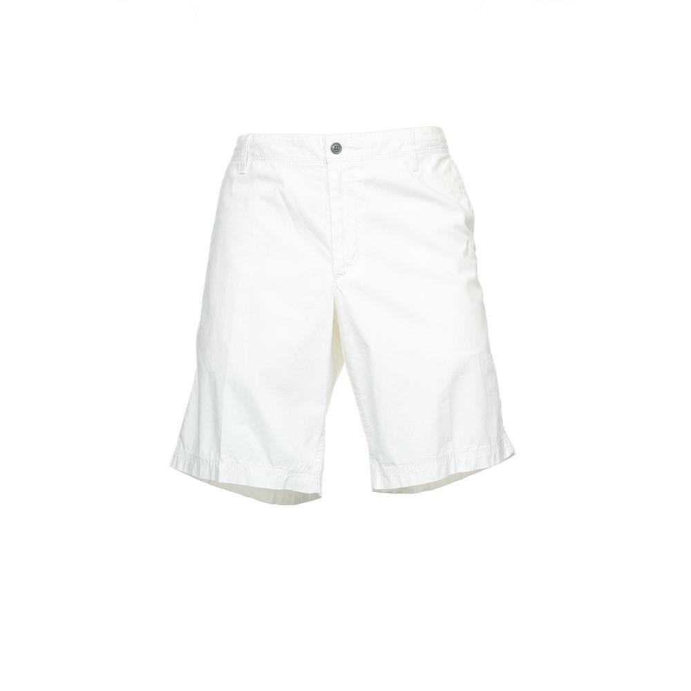 Dockers White Flat Front Walking Shorts