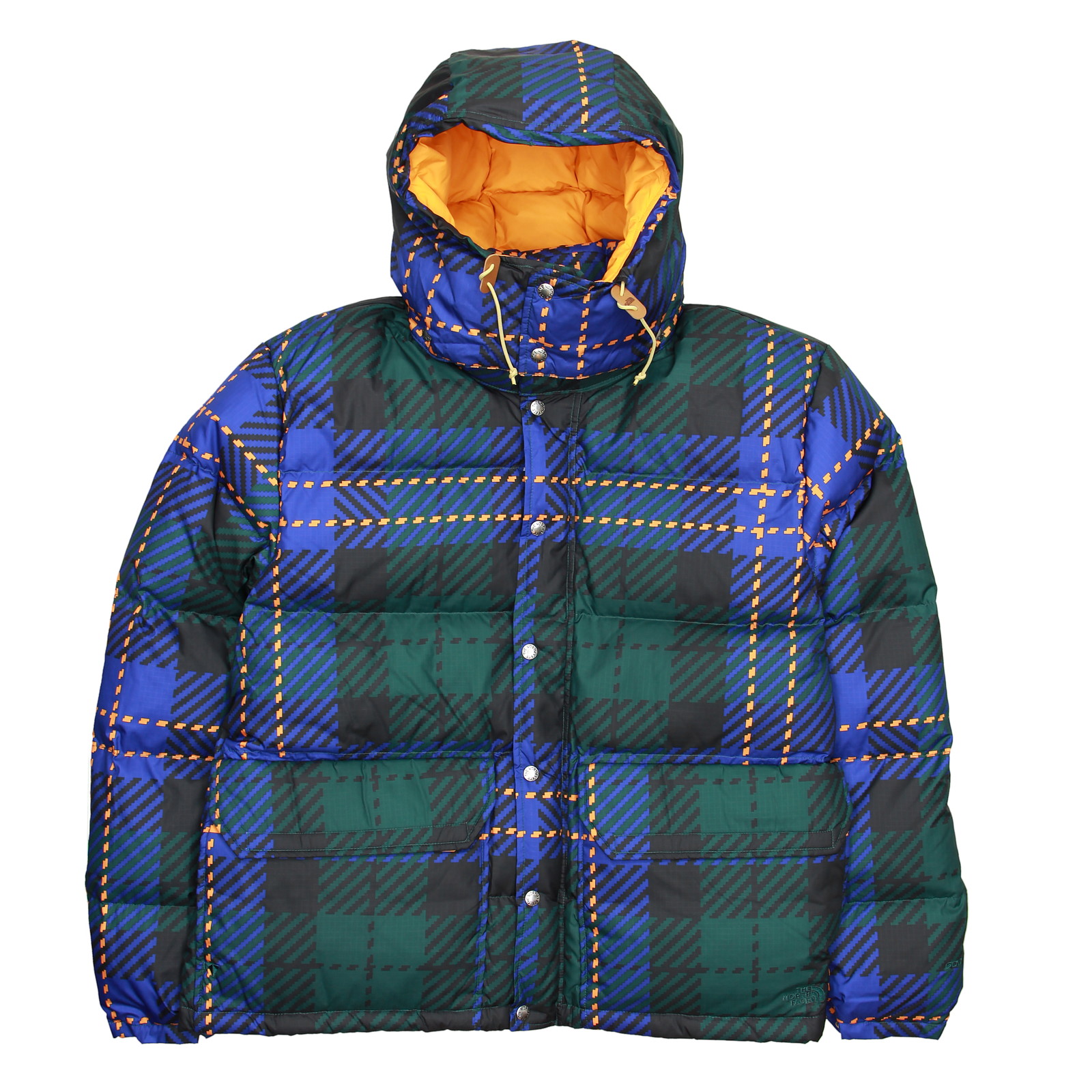 The North Face ’71 Sierra Men's Ponderosa Green Plaid Down Short Jacket $390