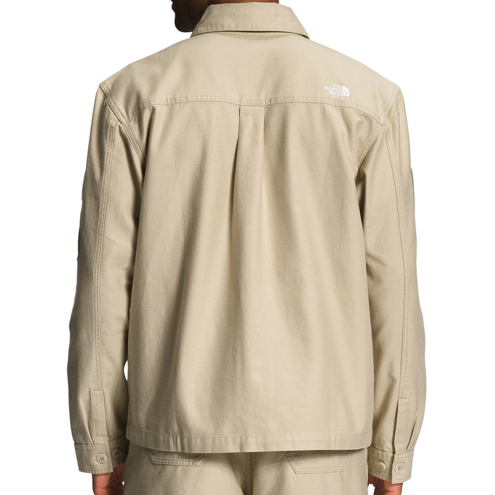 The North Face Valley Shacket Men's Gravel Cotton Shirt Jacket $150