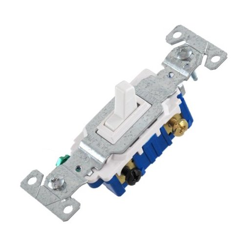 Cooper Wiring White 3 Way Toggle Switch