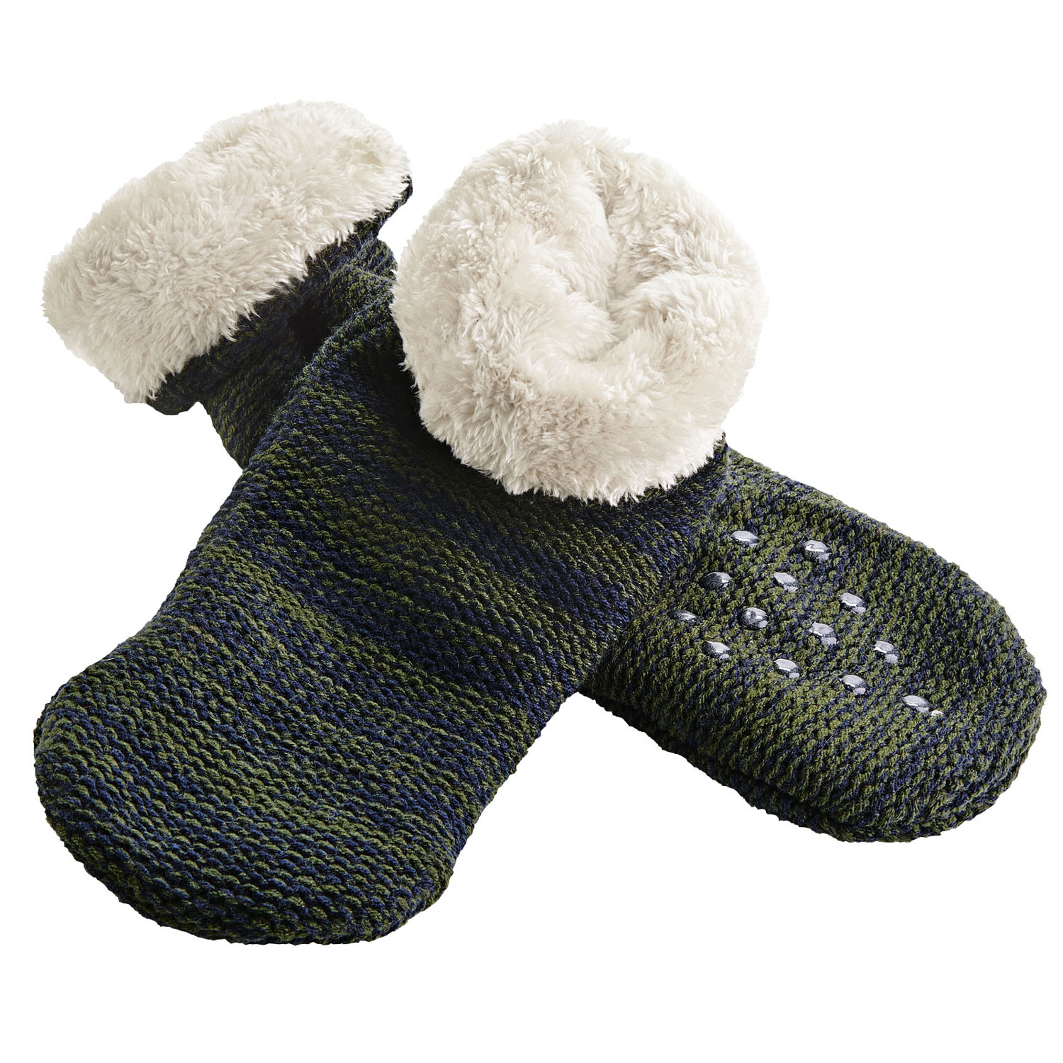 FLORIANA Irish Wool Slipper Socks - Unisex Donegal Winter Socks