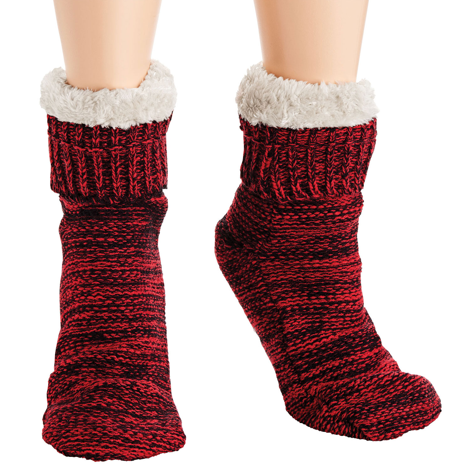 FLORIANA Irish Wool Slipper Socks - Unisex Donegal Winter Socks