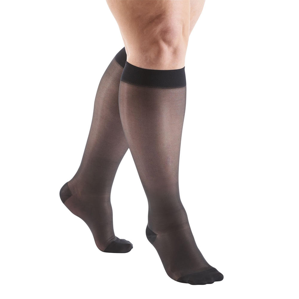 SUPPORT PLUS Adult Full Calf Sheer Knee-High - Moderate Compression