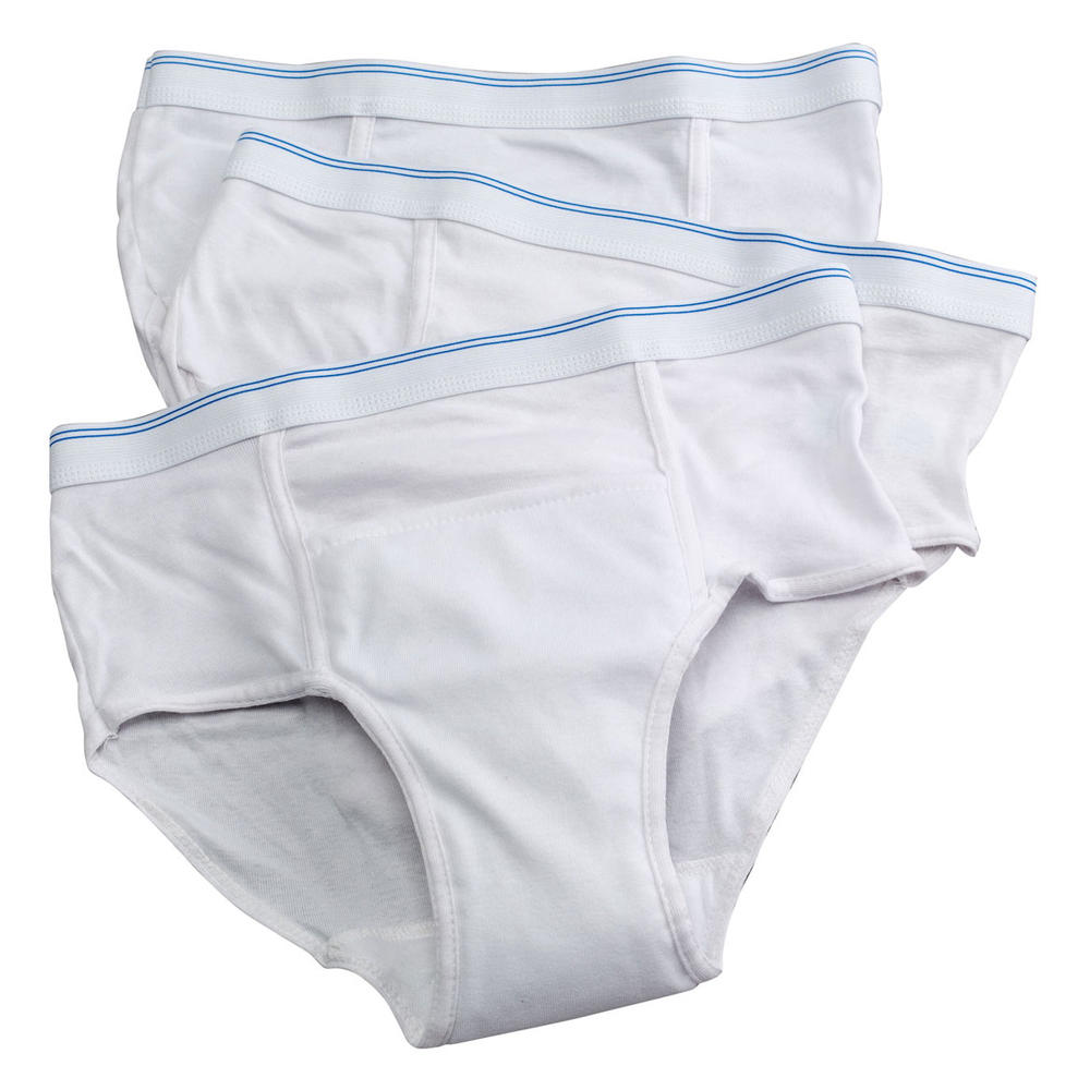 Bigbolo 3 Pack Men’s Reusable Incontinence Underwear, 6 oz.
