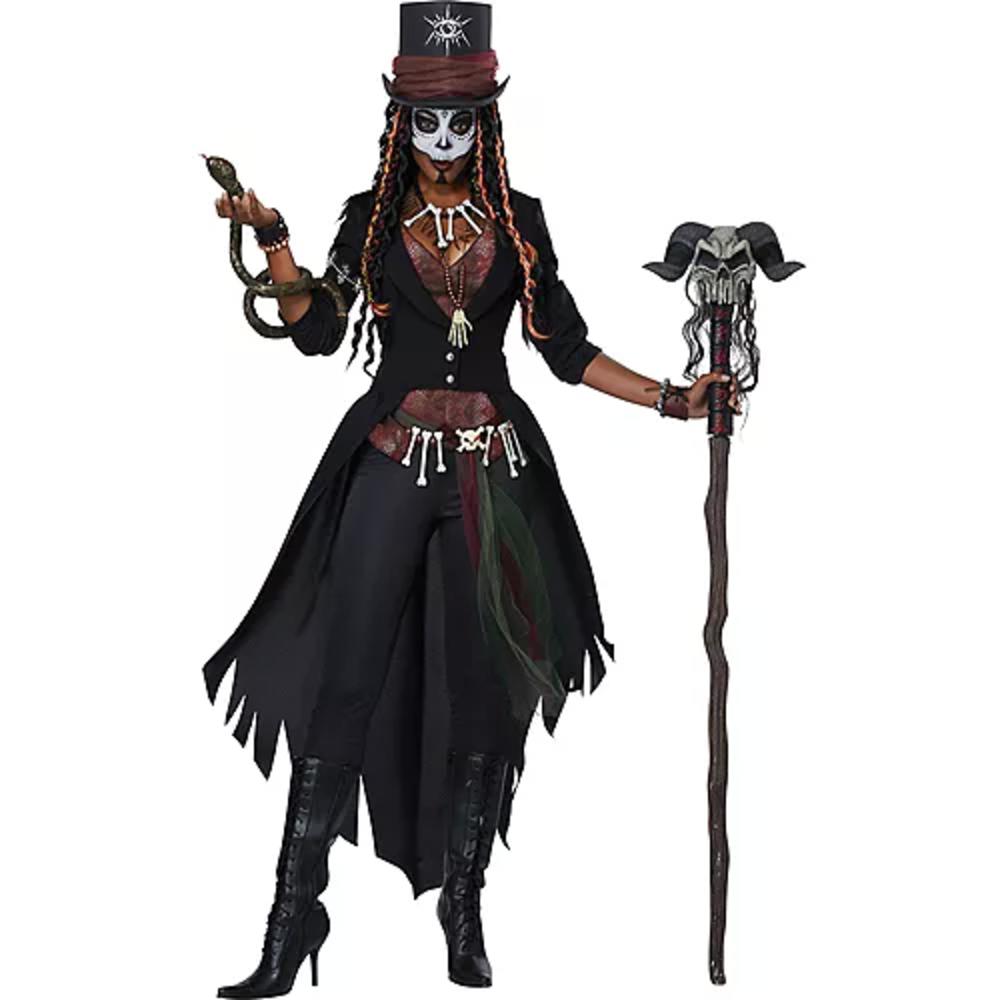 Bigbolo Womens Witch Doctor Costume