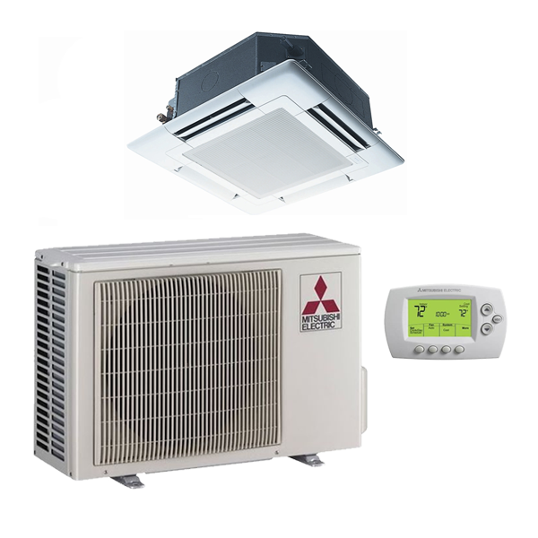 Through The Wall Air Conditioners Sears Mitsubishi 15k Btu H 16 Seer Single Zone Mini Split Heat Pump Suzka15na