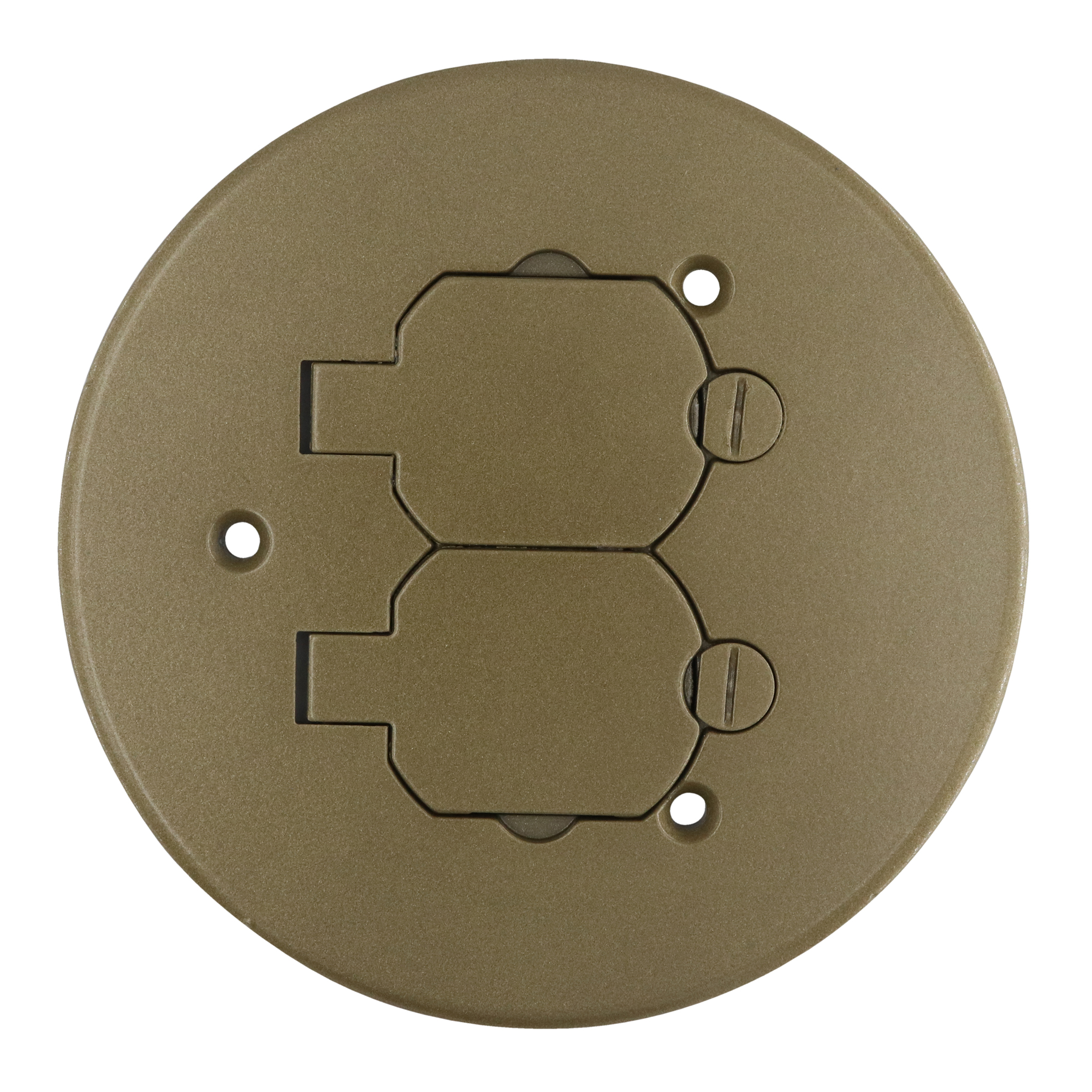 Brass Electrical Floor Plate Cover