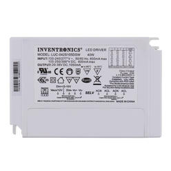 inventronics luc-042s105dsw electronic led driver, 100-277v input, 20-38vdc, 1050ma, 40w