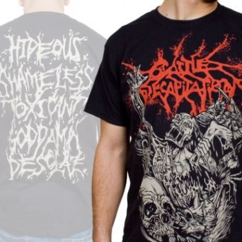 Ill Rock Merch Cattle Decapitation Alone At The Landfill T Shirt