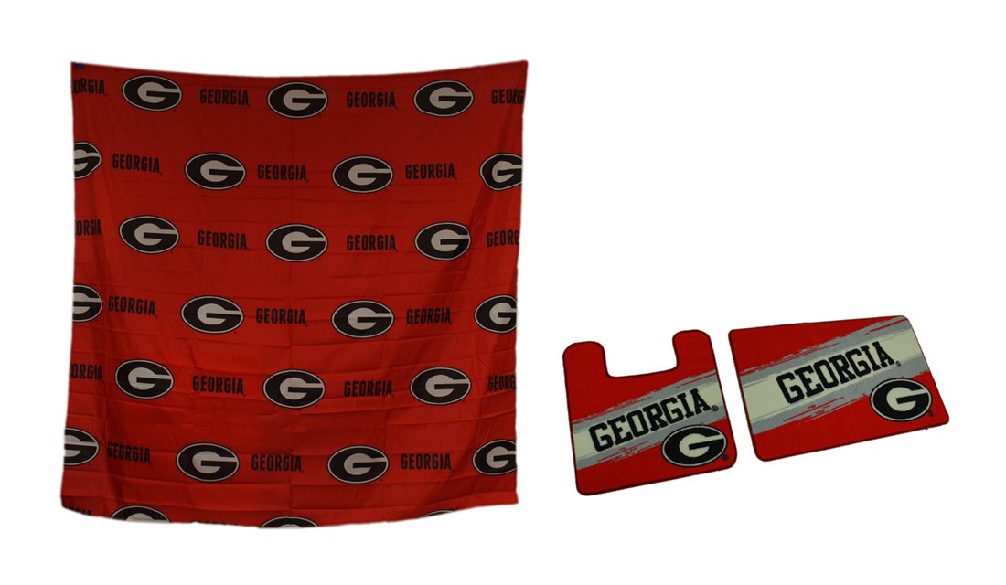 Northwest Georgia Bulldogs Ncaa 15 Piece Bath Set