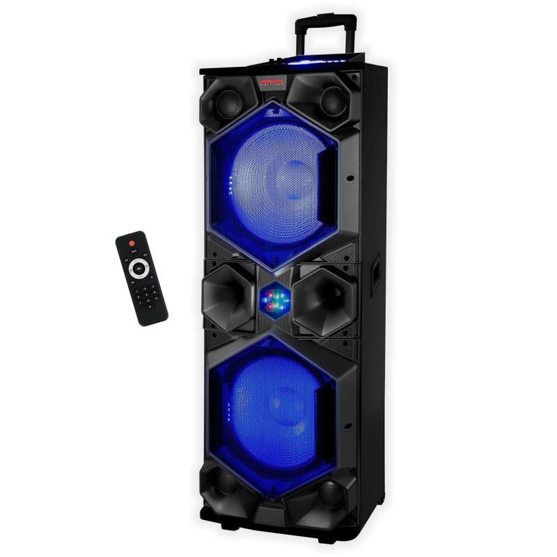 Maxpower Max Power Dual 15??? Woofer Professional Dj Speaker System 15000W Max