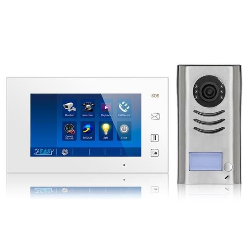 Cmple Video Intercom Entry System Dk4711 1 Apartment Audio/Video