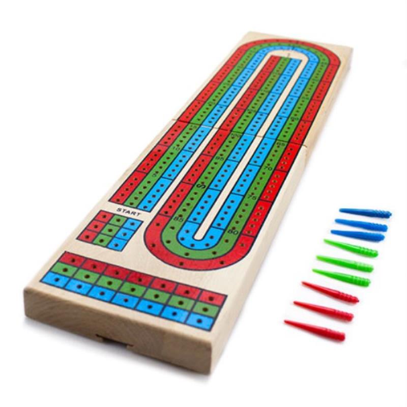brybelly Wooden 3 Track Cribbage Board GGAM-401