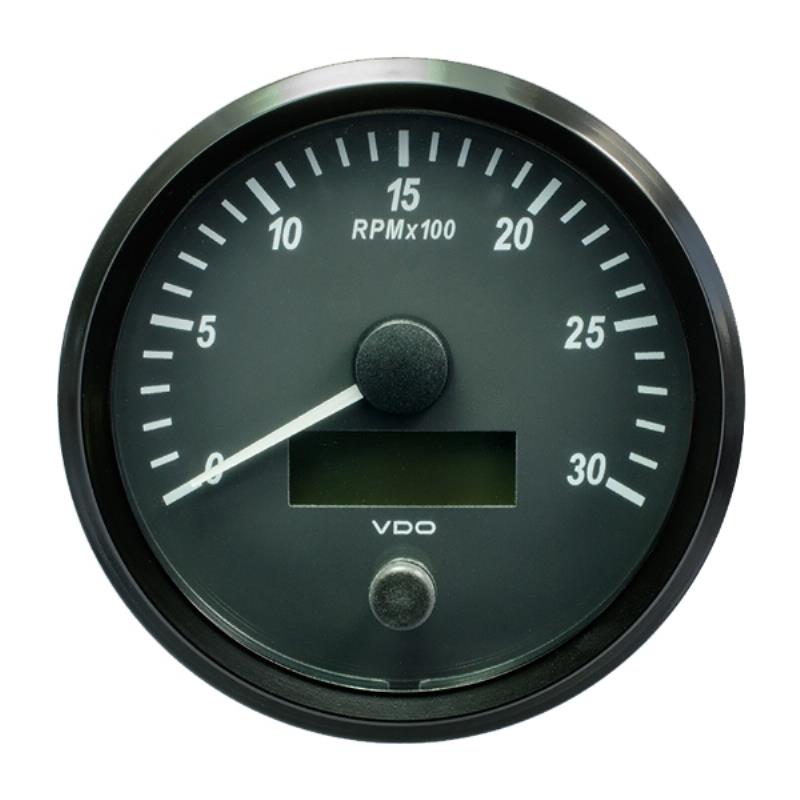 VDO SingleViu 100mm (4) Tachometer - 3000 RPM