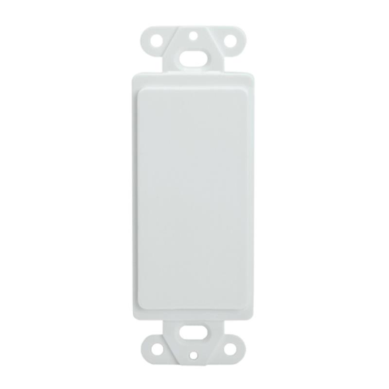 Cmple 438-N Decora Type Blank Wall Plate Insert - White