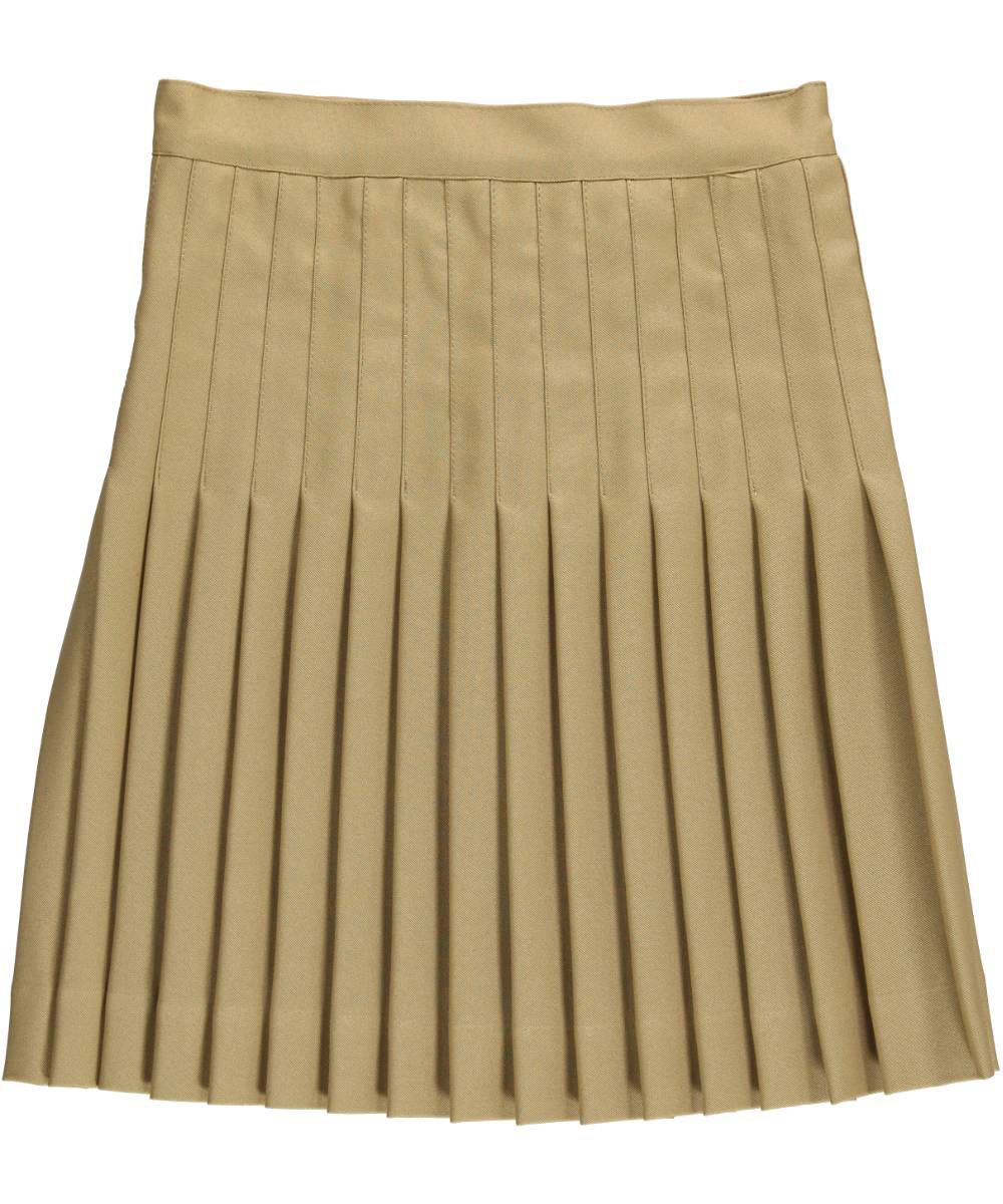 Cookie's Brand Big Girls' Kilt Skirt with Tabs (Sizes 7 - 20) - khaki, 7