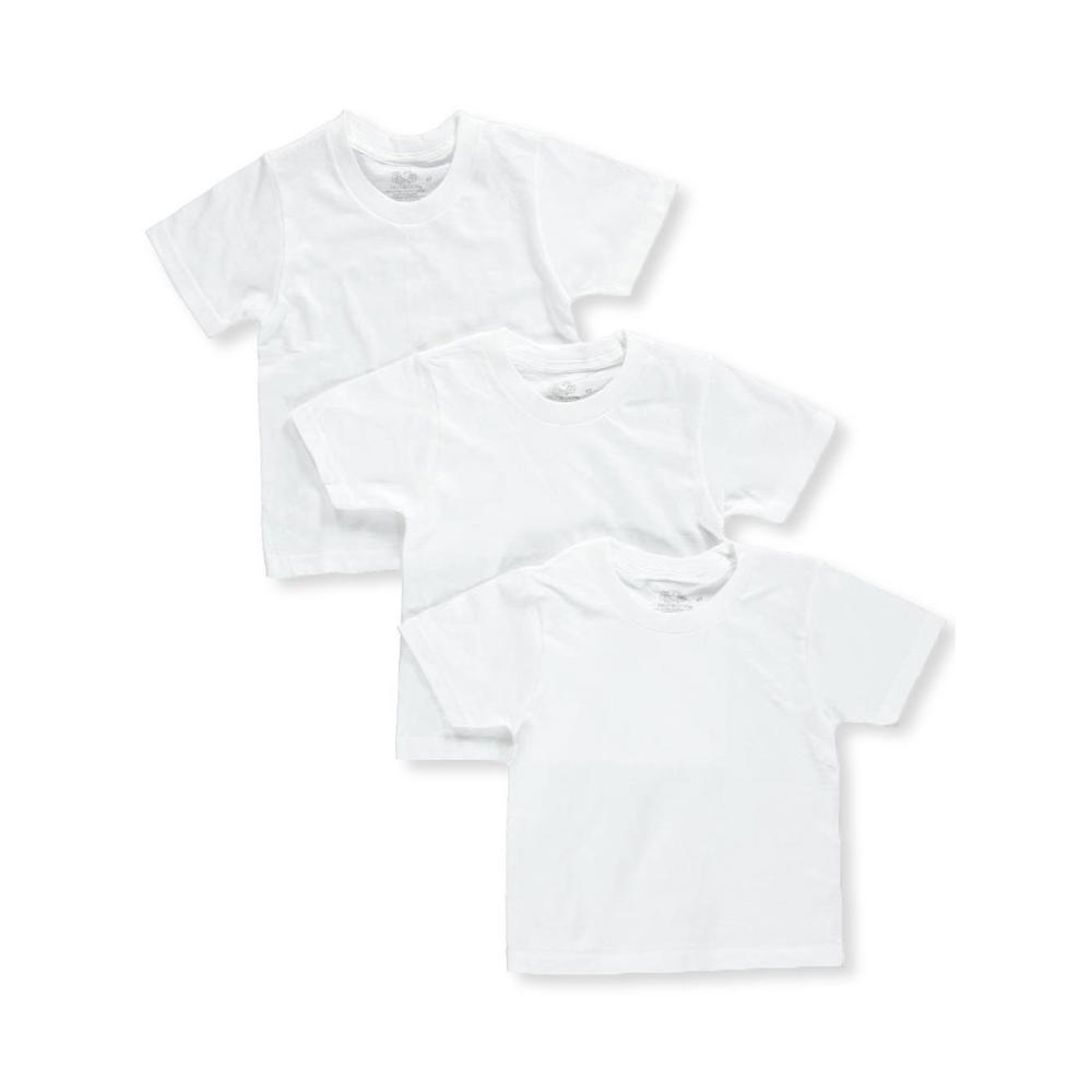 Fruit of the Loom Little Boys' Toddler 3-Pack T-Shirts (Sizes 2T - 5T ...