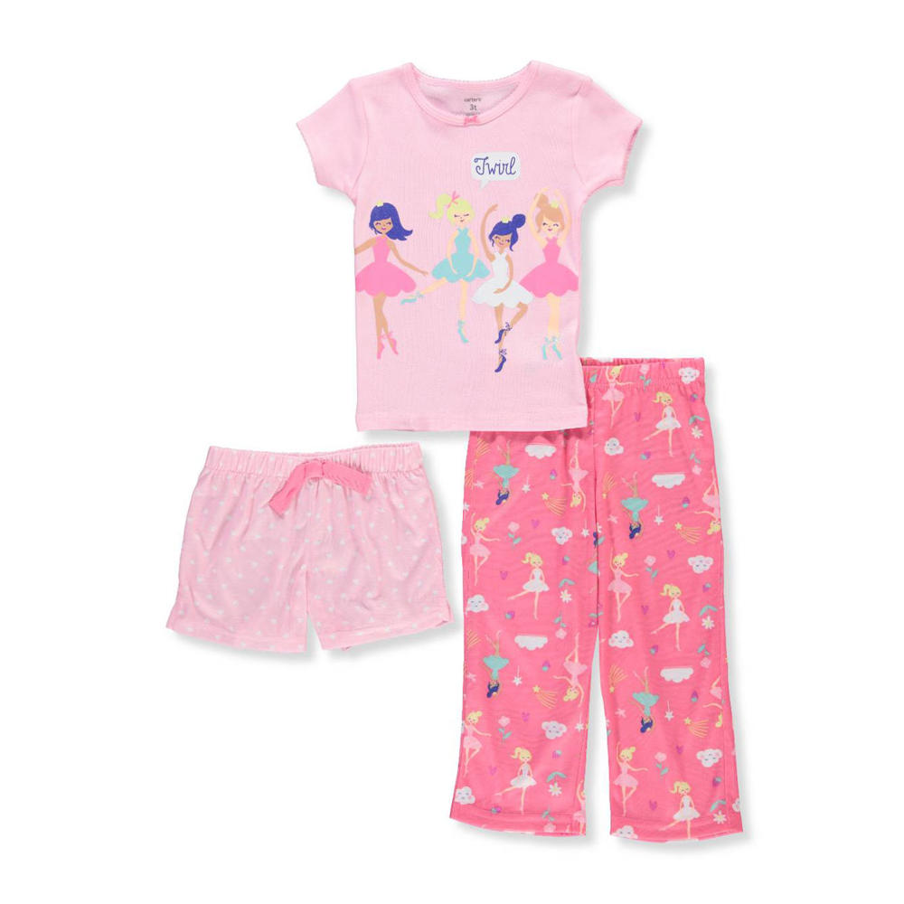 Carter's Girls' 3-Piece Pajamas