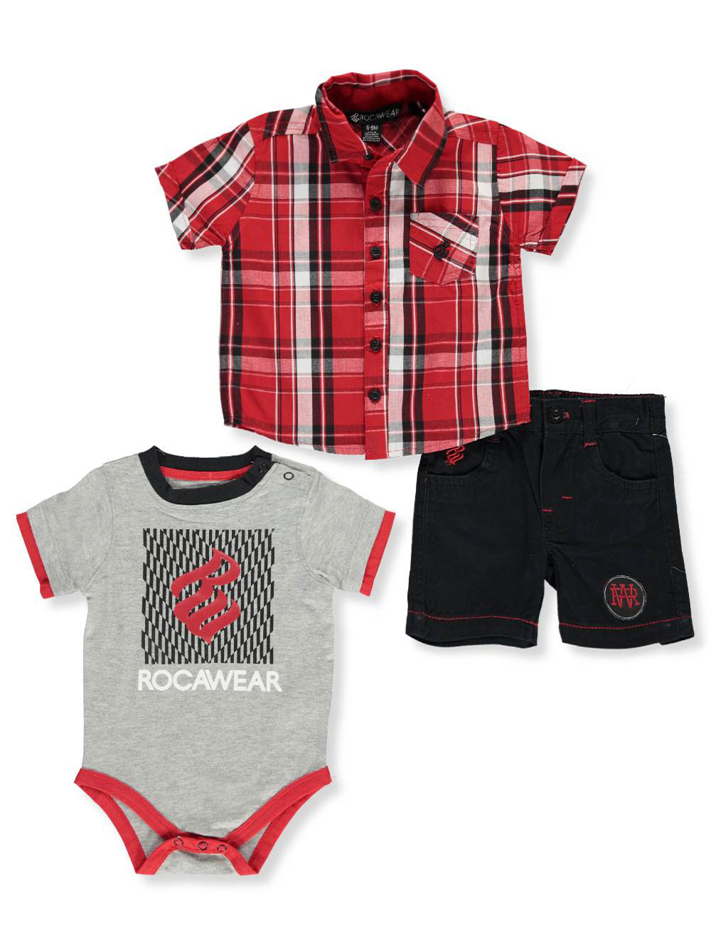 Rocawear Baby Boys 3 Piece Outfit Rocawear Baby Boys 3 Piece Outfit