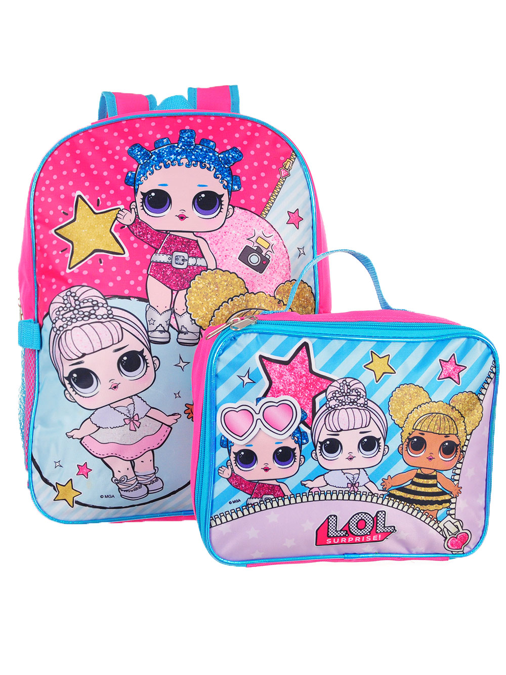 LOL Surprise Backpack with Insulated Lunchbox