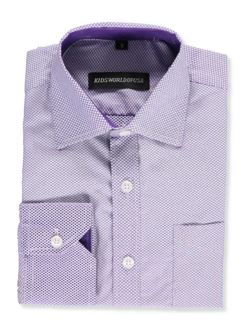 Kids World Big Boys Dress Shirt Sizes 8 20