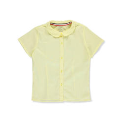 At School by French Toast French Toast Girls' S/S Peter Pan Fitted Shirt
