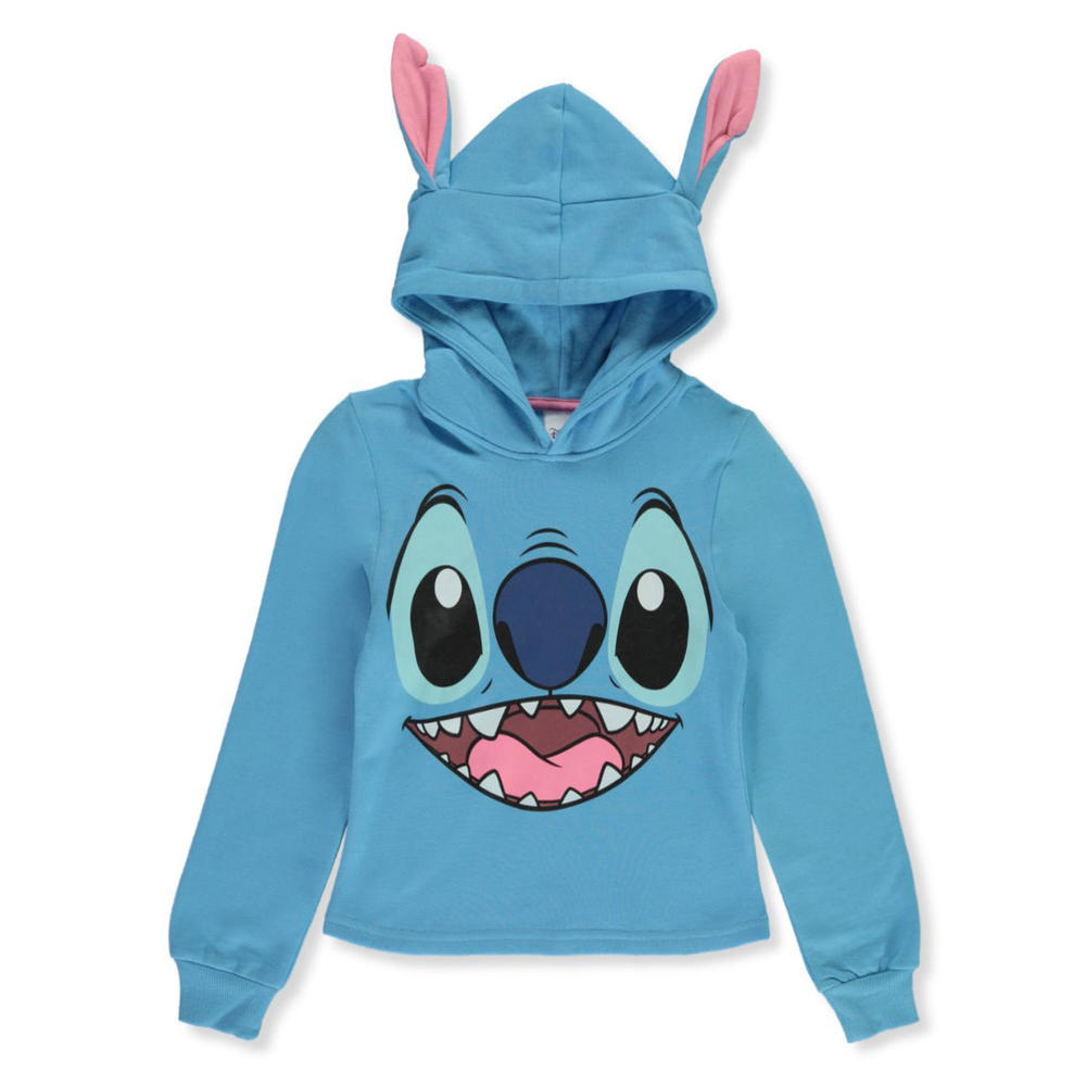 Girls Disney Lilo & Stitch Character Pullover Hoodie