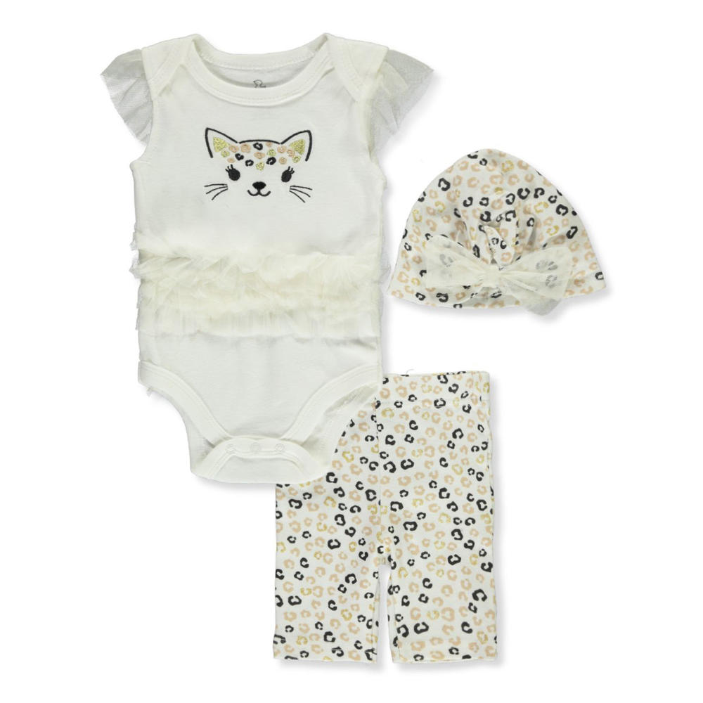 Duck Duck Goose Baby Girls 3 Piece Layette Set Duck Duck Goose Baby Girls 3 Piece Layette Set
