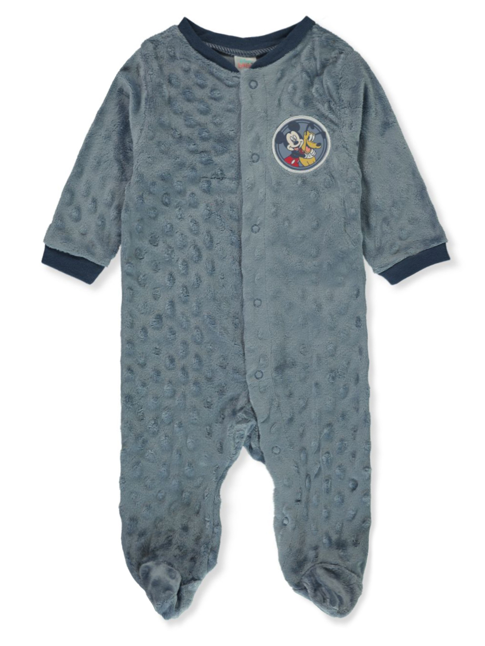 Disney Mickey Mouse Baby Boys' Pluto Velour Footed Coveralls