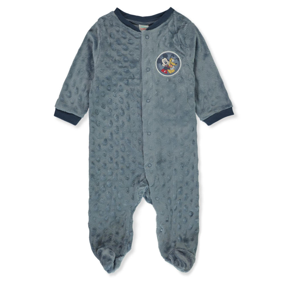 Disney Mickey Mouse Baby Boys' Pluto Velour Footed Coveralls
