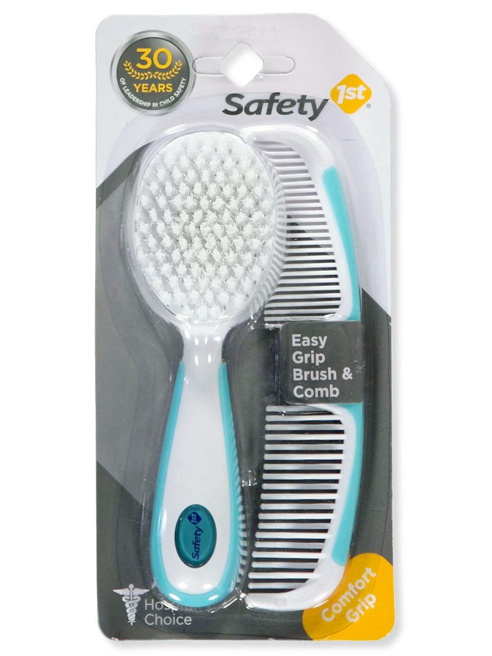 Safety 1st Easy Grip Brush & Comb Set - mint blue, one size