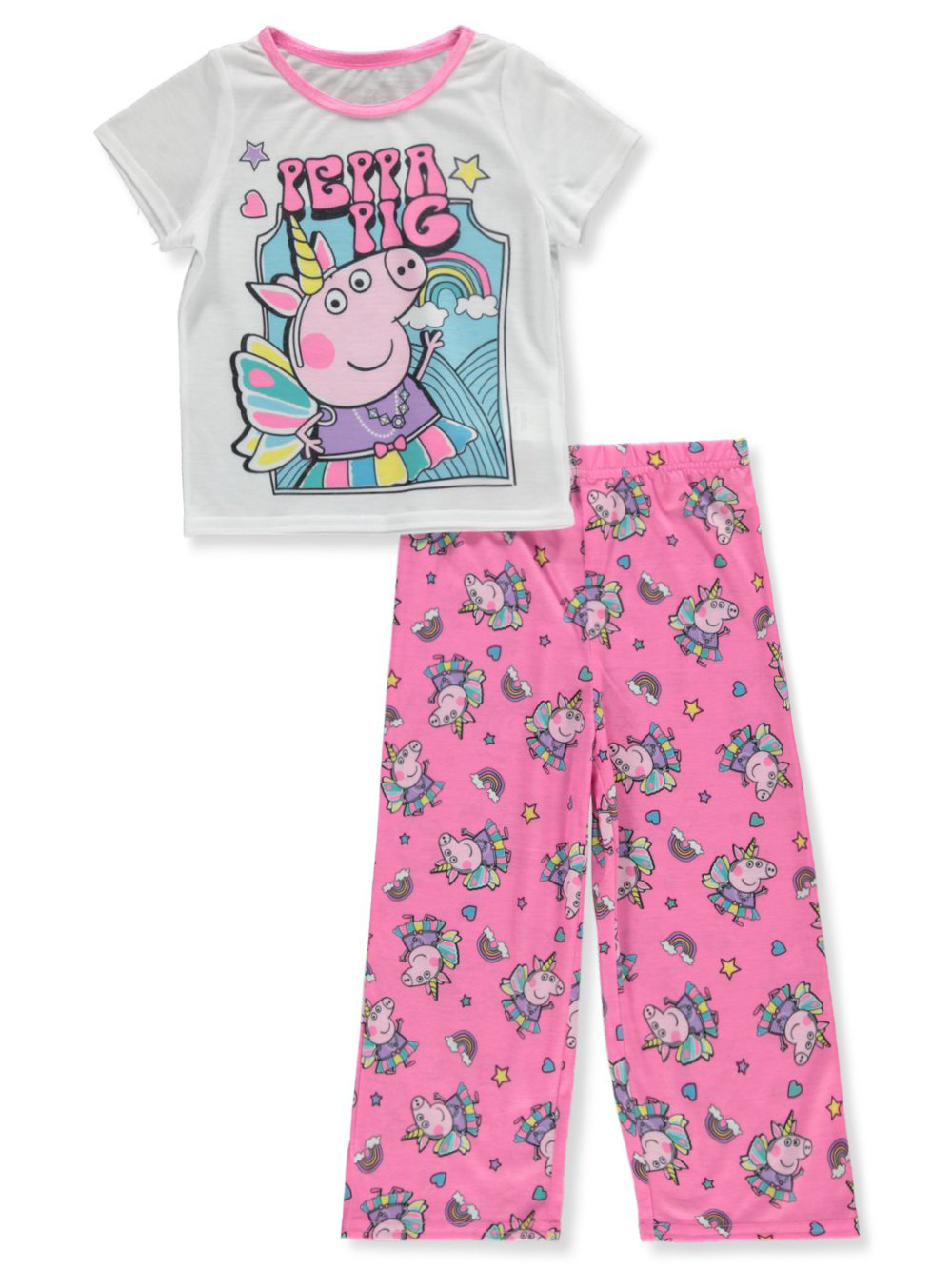 Nickelodeon Peppa Pig Girls' 2-Piece Pajamas Set