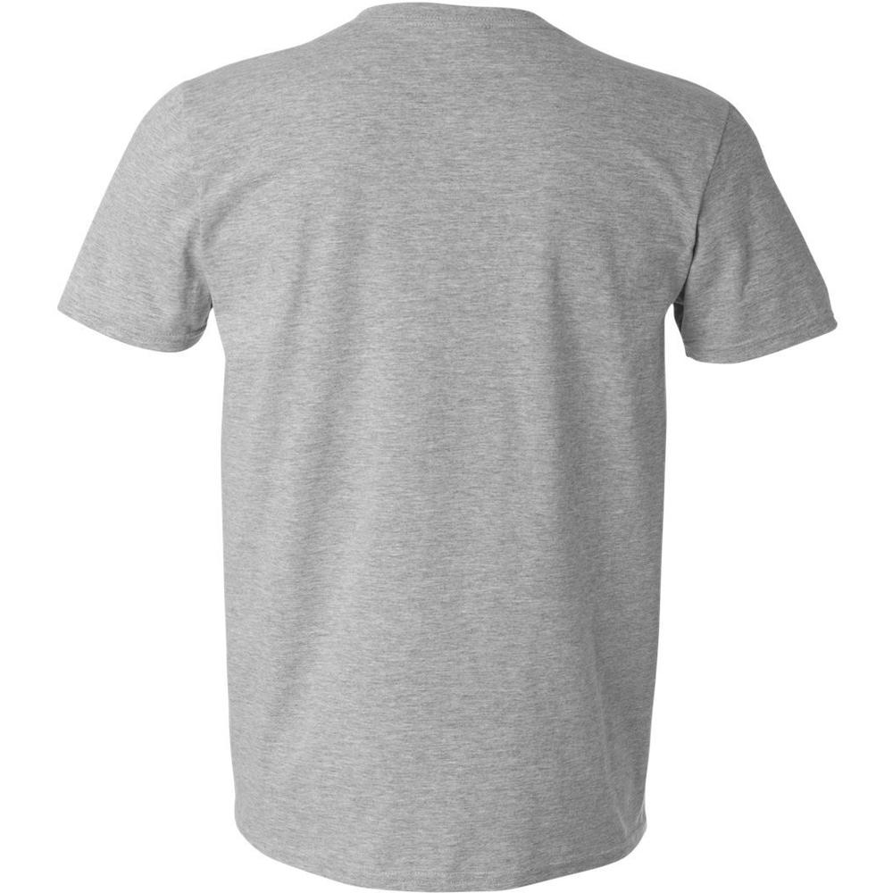 Gildan Adult Softstyle Cotton V-Neck T-Shirt, Sport Grey