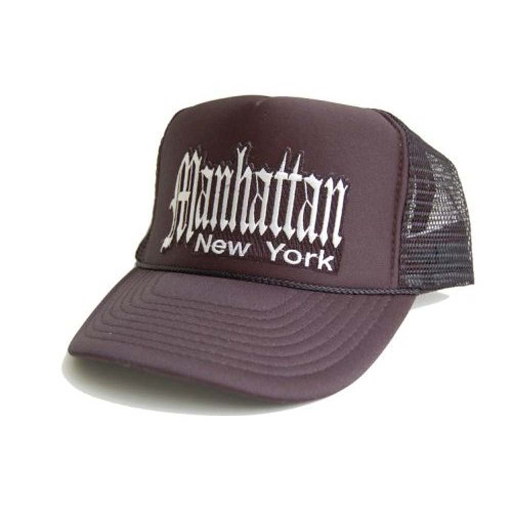 NY New Manhatten New York Adjustable Hat- Black