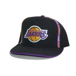 All Black Lakers Hat