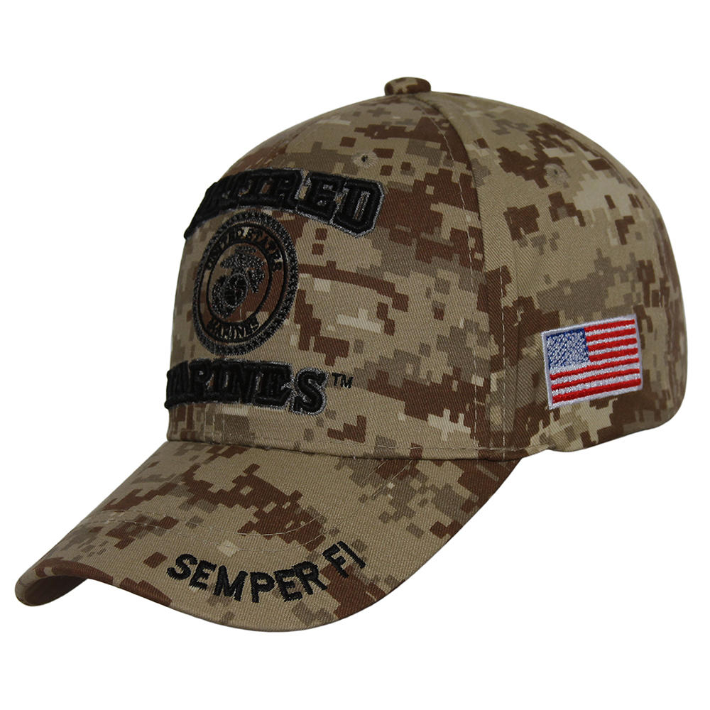 Military Hats United States Marines Retired Shadow Digi-Desert Adjustable Cap