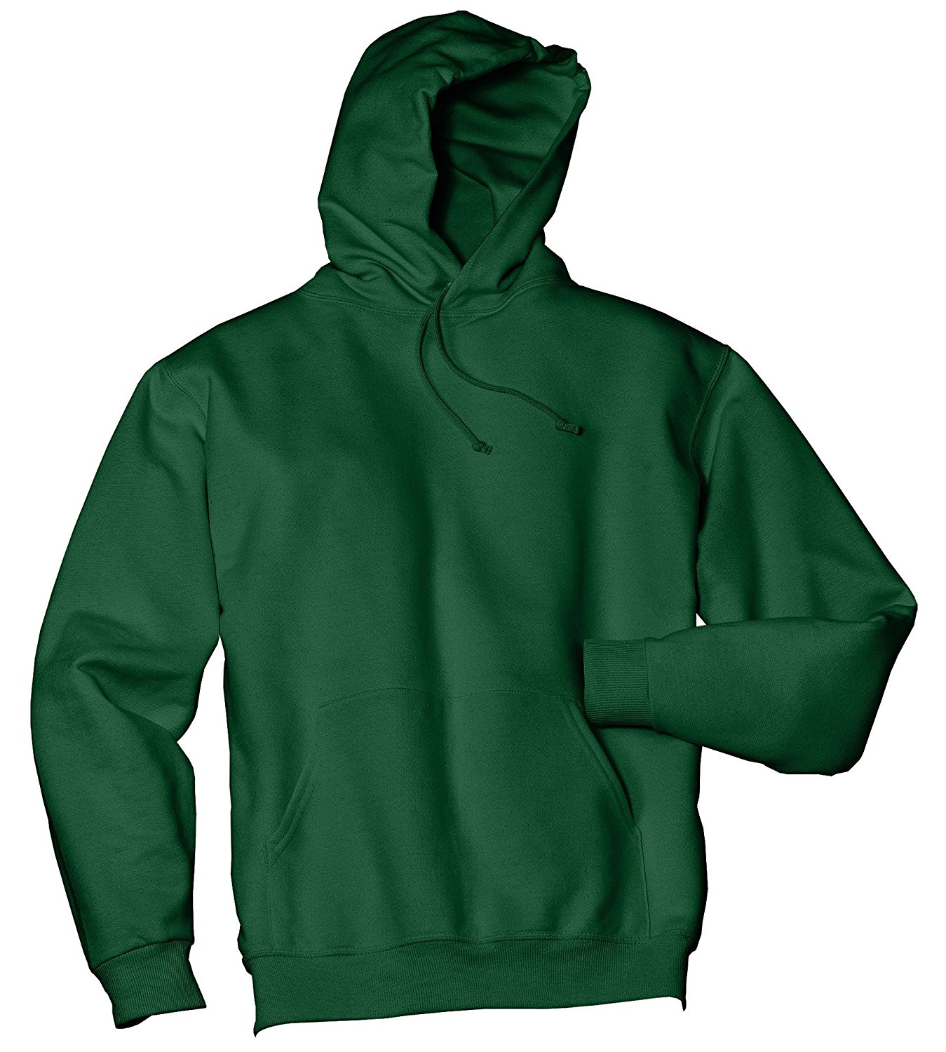 Jerzees Adult Double-Lined Hooded Pullover, Forest Green, XX-Large