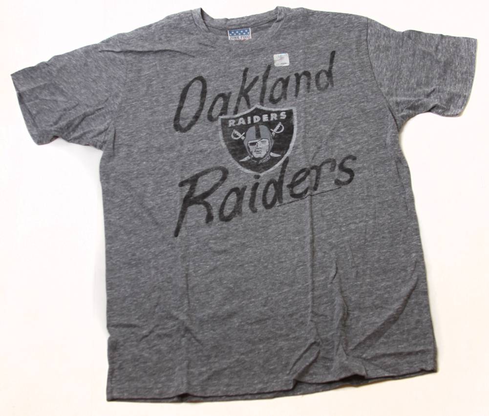 Jf Junk Food Oakland Raiders Heather T Shirt Jf Junk Food Oakland Raiders Heather T Shirt