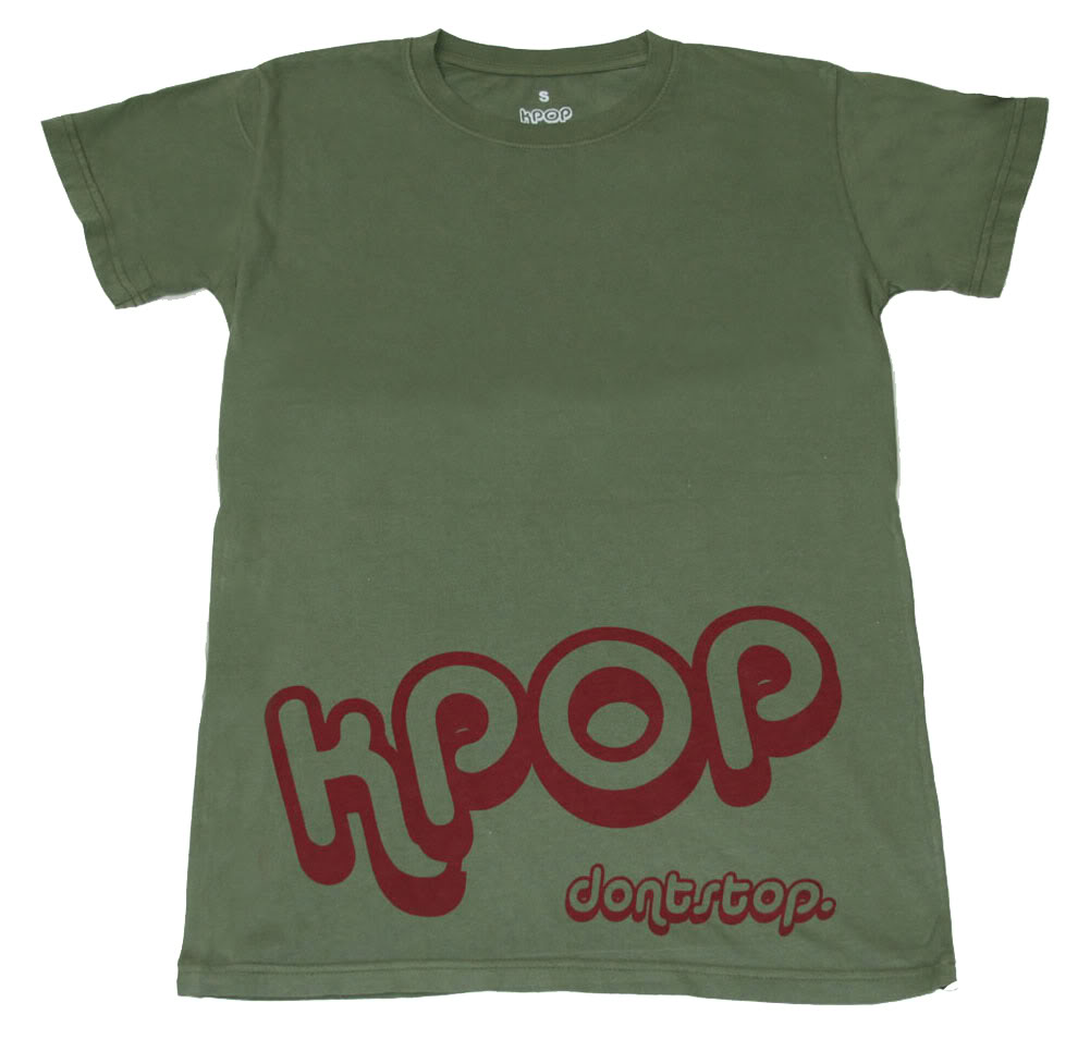 K Pop K-Pop "Don't Stop" Yellow-Green Shirt