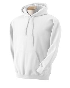 Gildan 18500 / Adult Hooded Sweatshirt-White 18500 XL