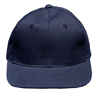 TOP HEADWEAR Solid Plain Style Flatbill Snapback Hat Cap