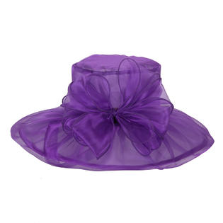 ChicHeadwear Organza Floppy Church Hat - Main Image