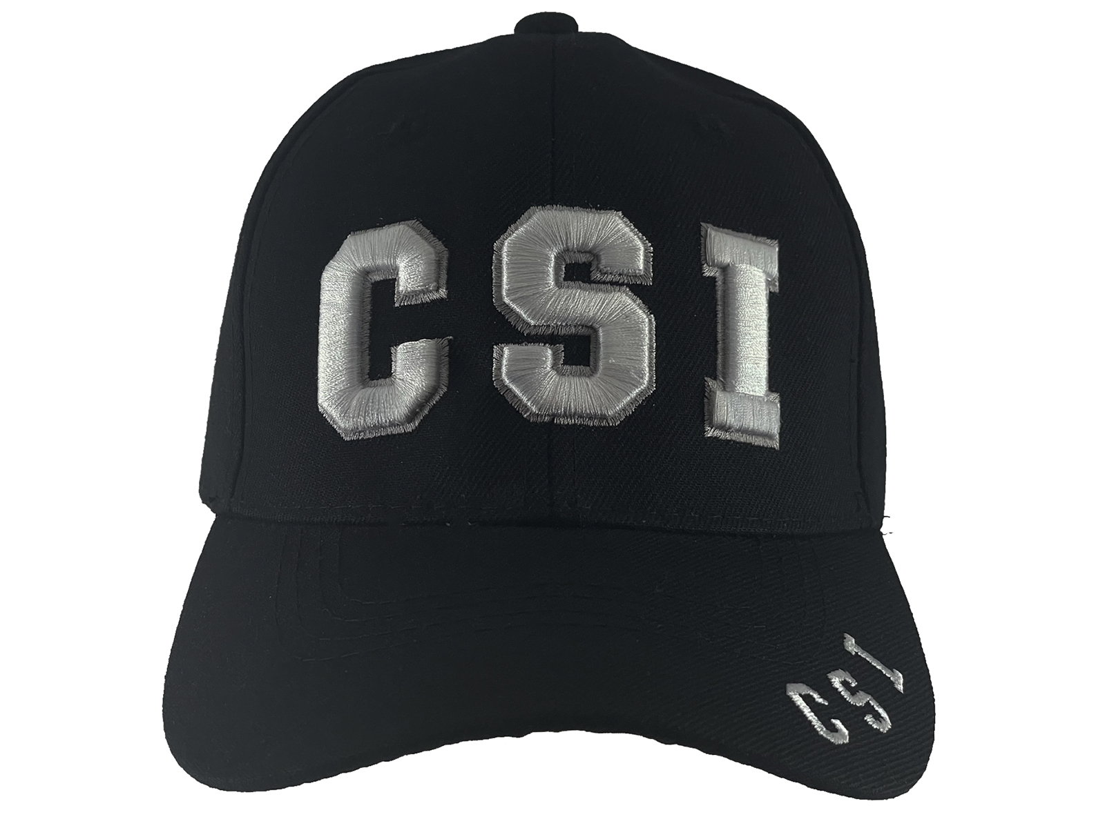 UF Black Low Profile CSI Text Style Hat