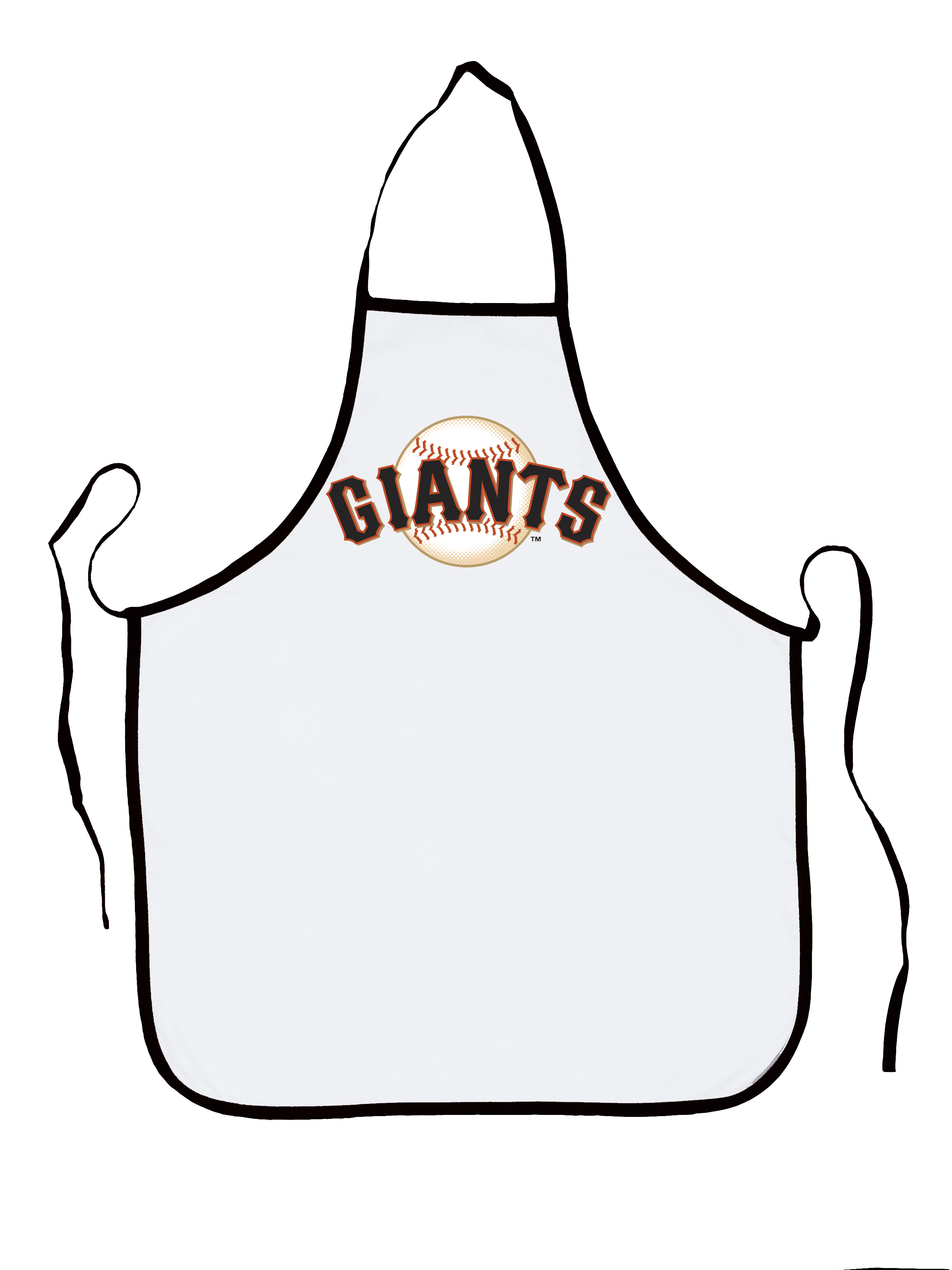NHL MLB Baseball San Francisco Giants Sports Fan BBQ Grilling Apron Black Trim