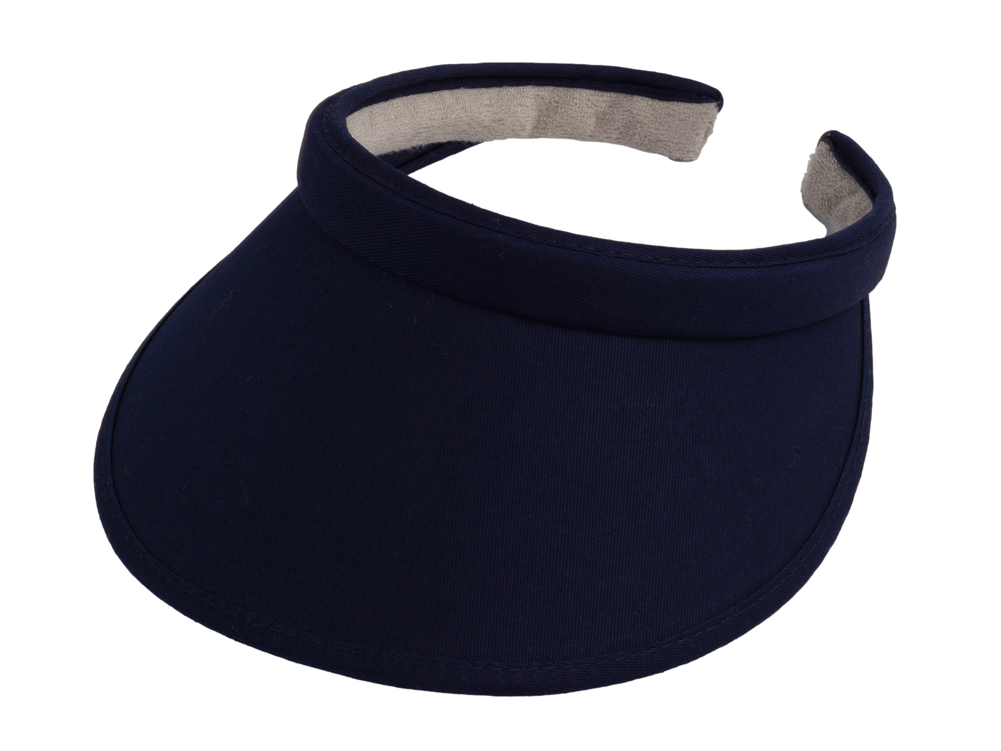 TOP HEADWEAR TopHeadwear Sports Cotton Twill Clip-On Visor 3.5 Inch Wide Brim