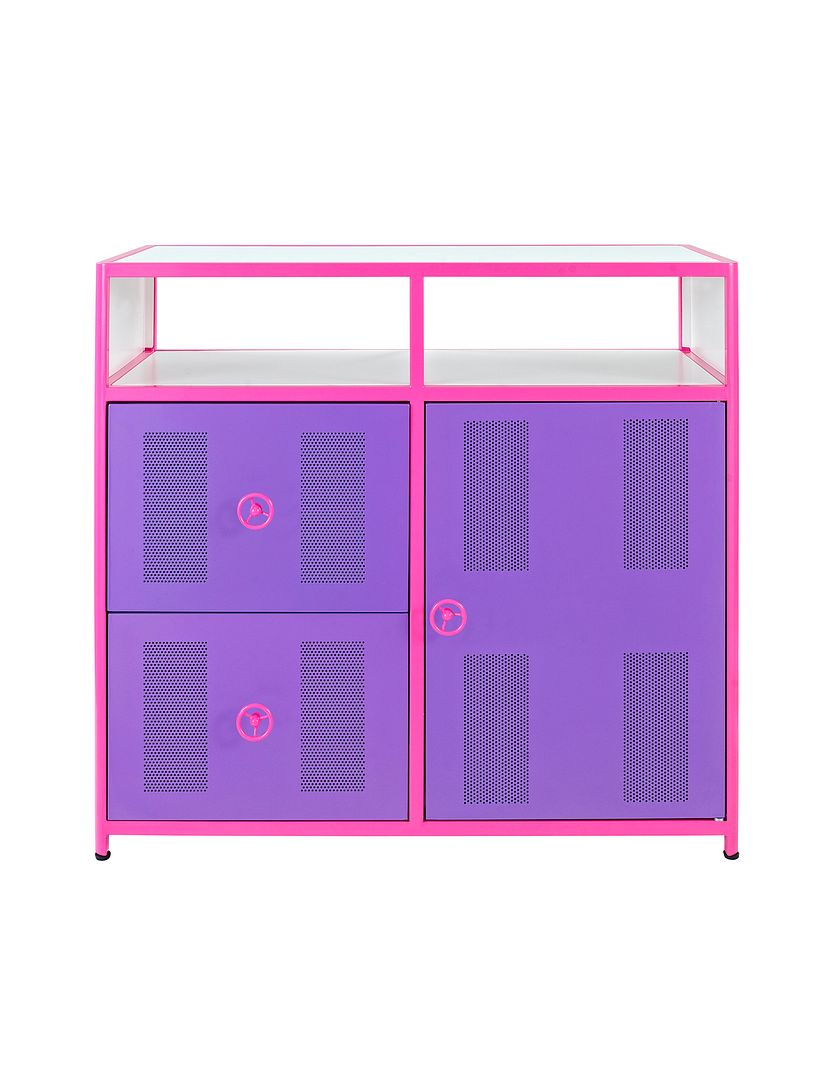 Powell Furniture Youth S Buggy 1 Door 2 Drawer Dresser Accent Powell Furniture Youth S Buggy 1 Door 2 Drawer Dresser Accent Table In Pink Purple