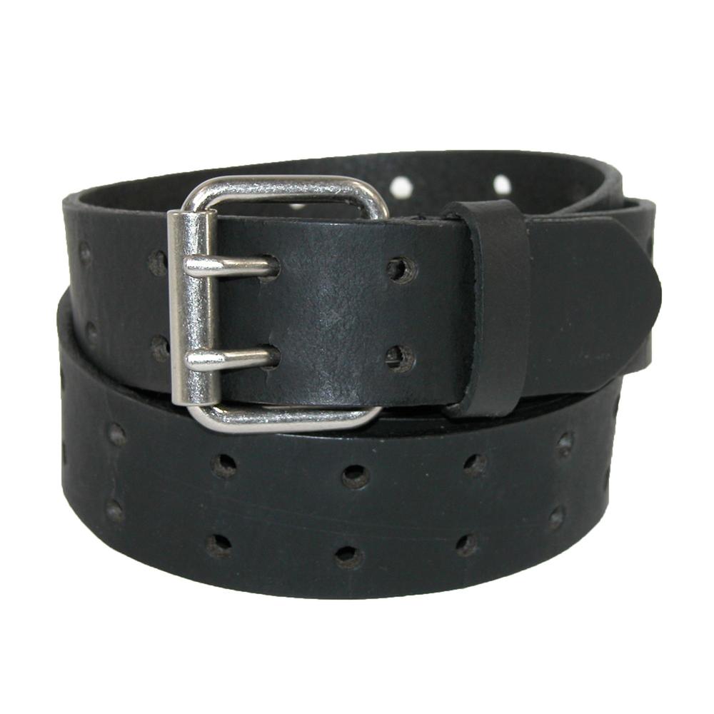 Dickies Men's Big & Tall Leather Two Hole Bridle Belt