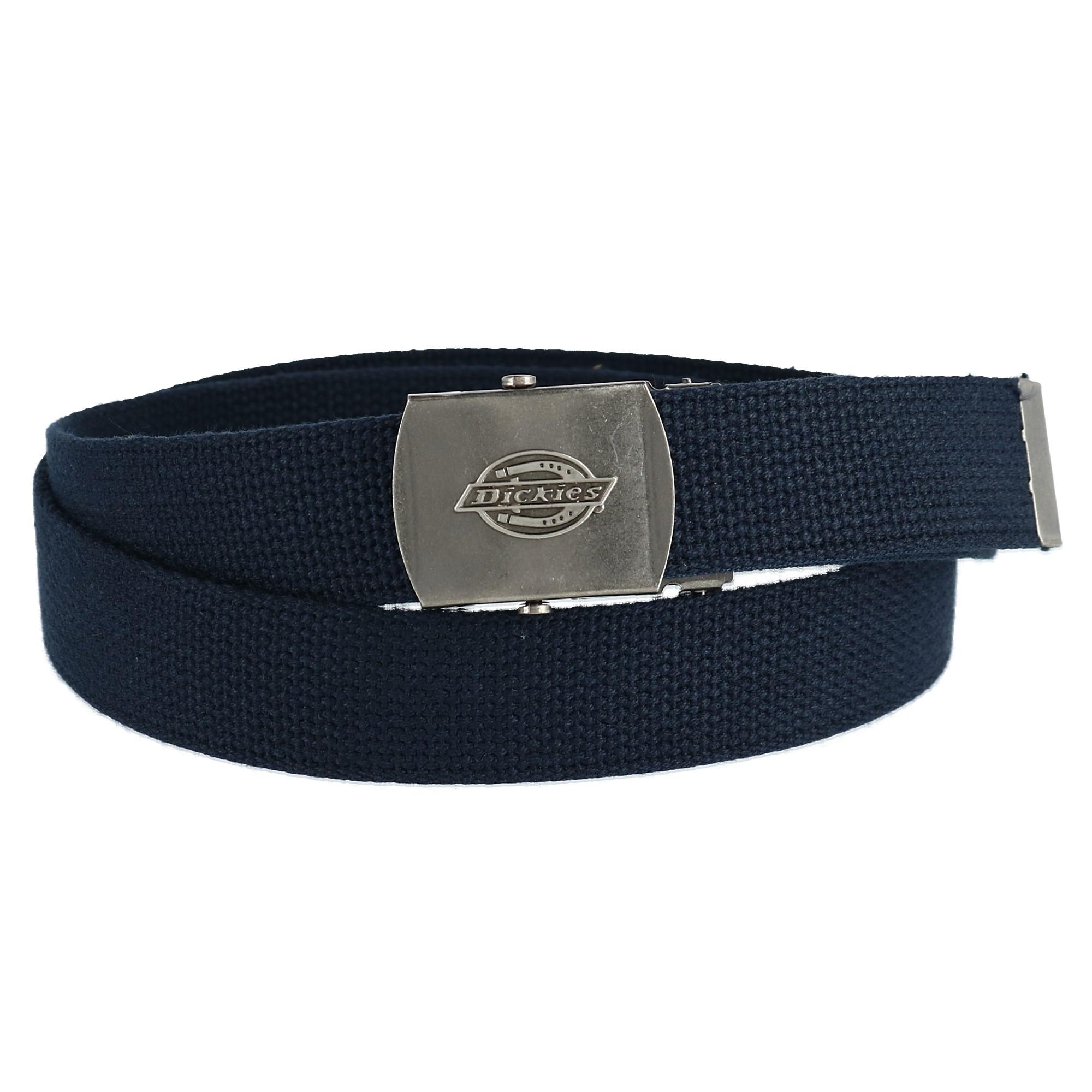 Dickies Men's Adjustable Fabric Belt with Military Buckle