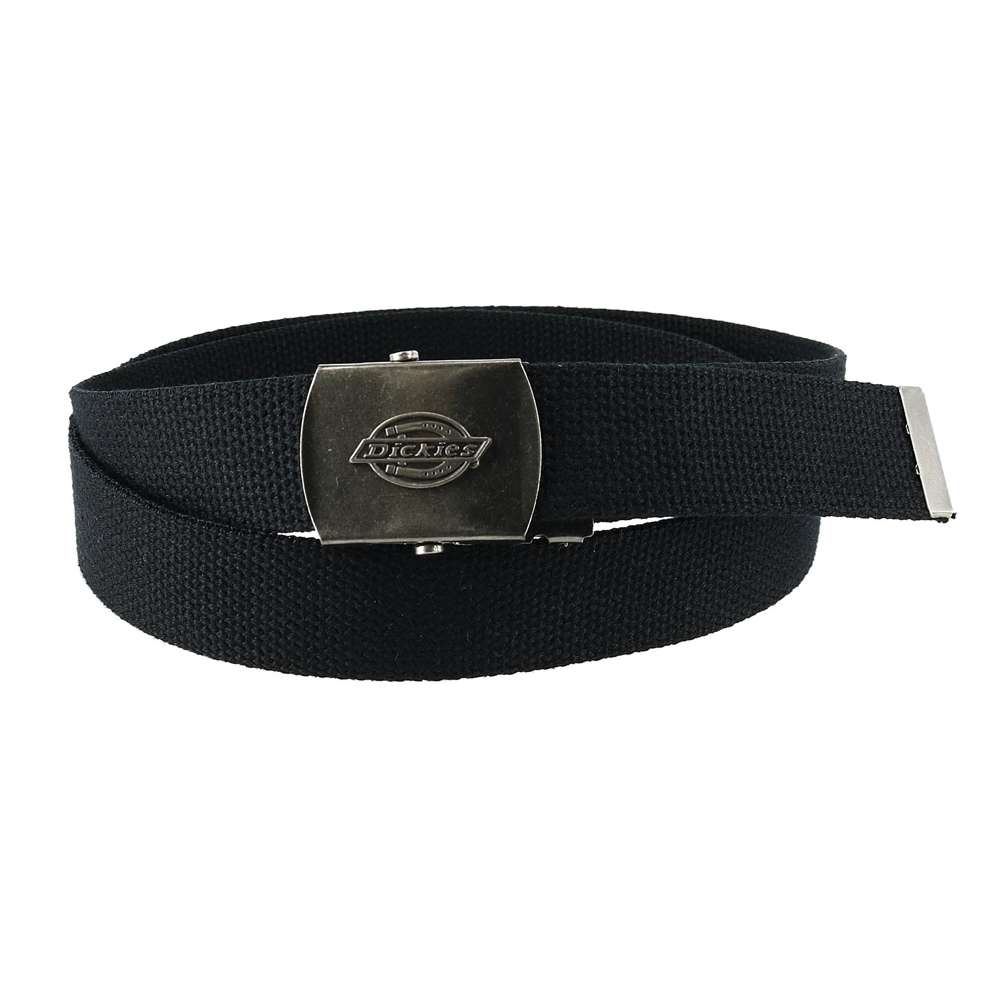 Dickies Men's Adjustable Fabric Belt with Military Buckle