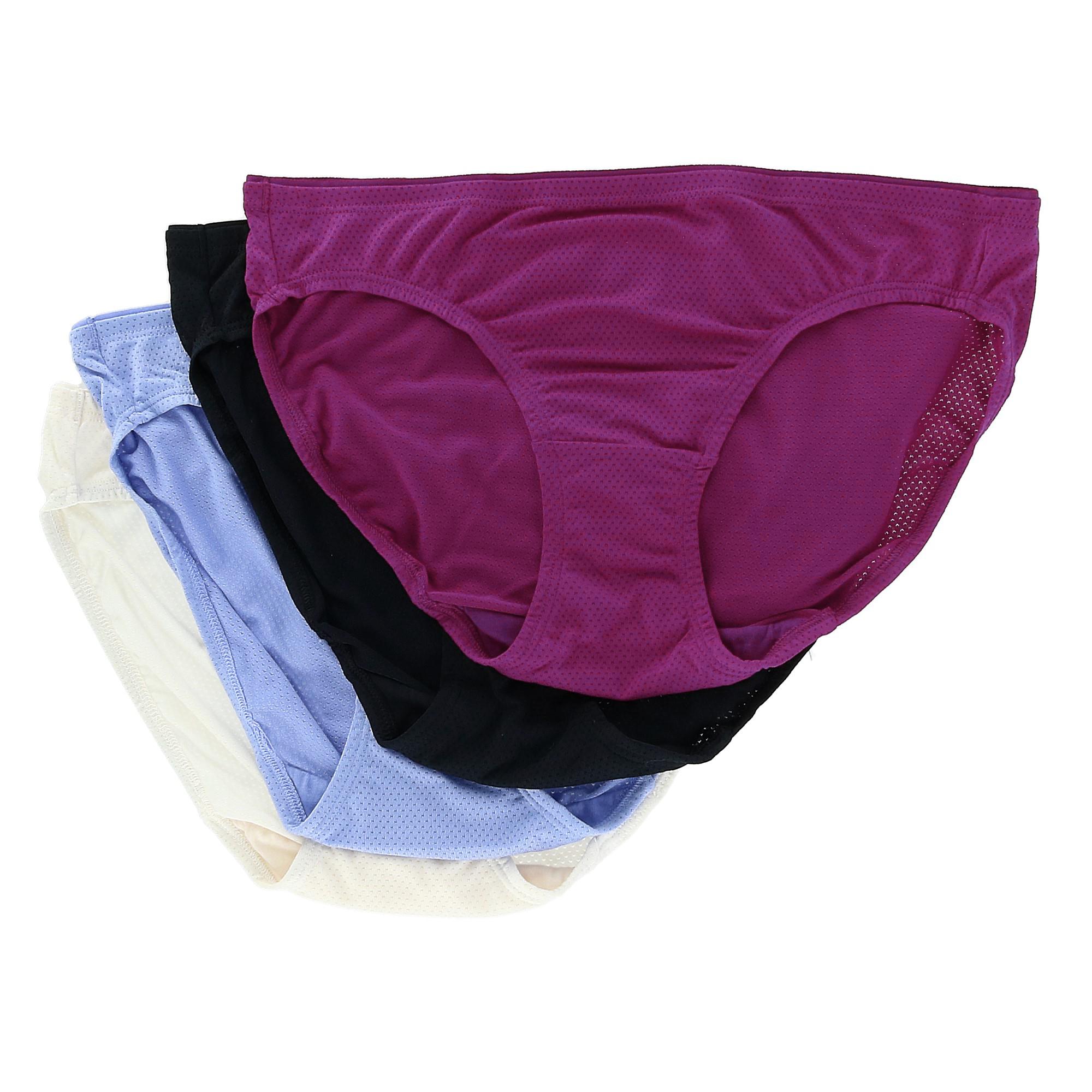 Fruit of the Loom Women's Breathable Micro Mesh Bikini Underwear